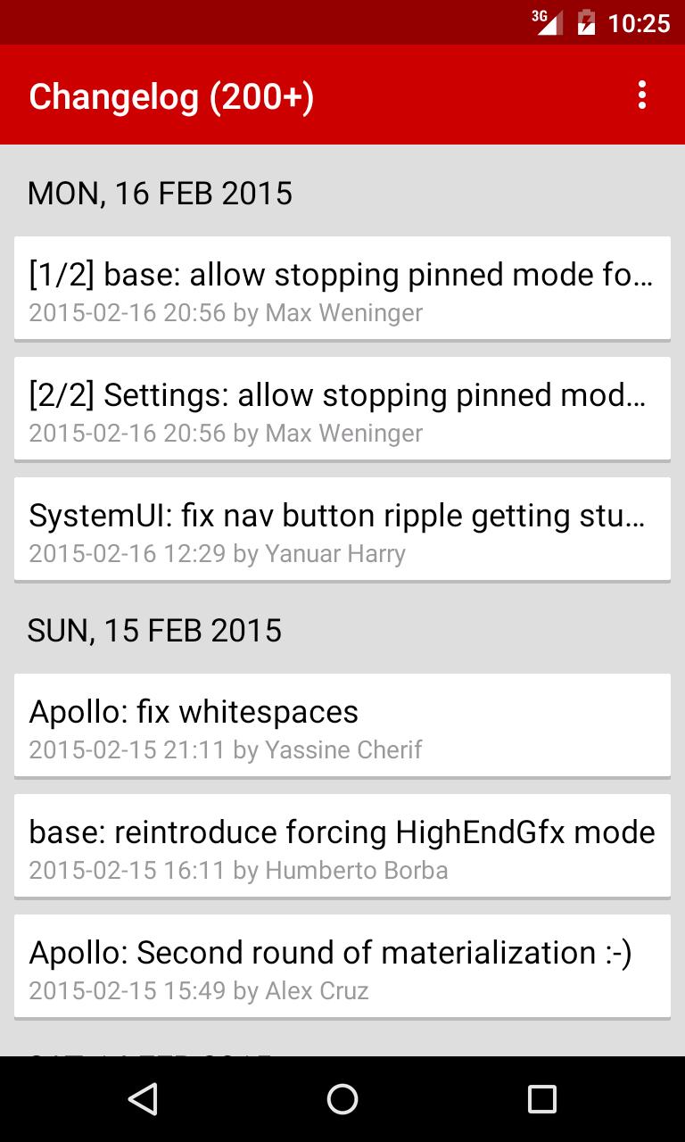 Changelog