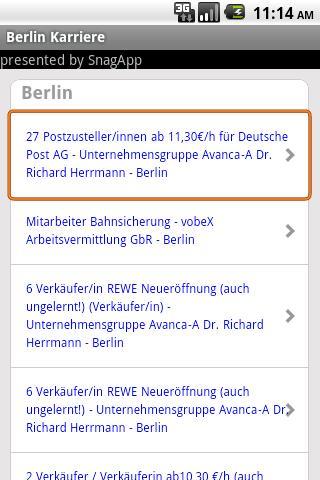 Karriere in Berlin