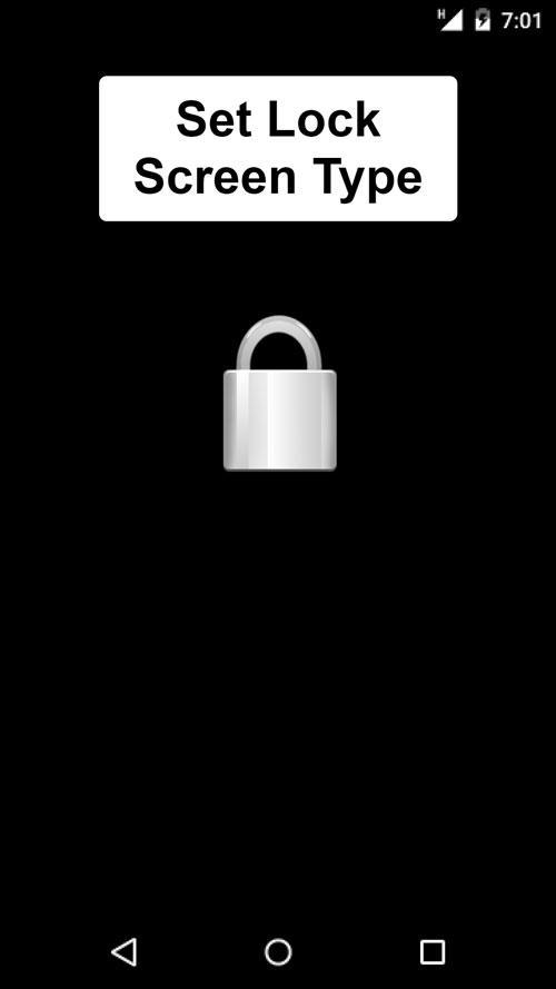 lock screen shortcut settings