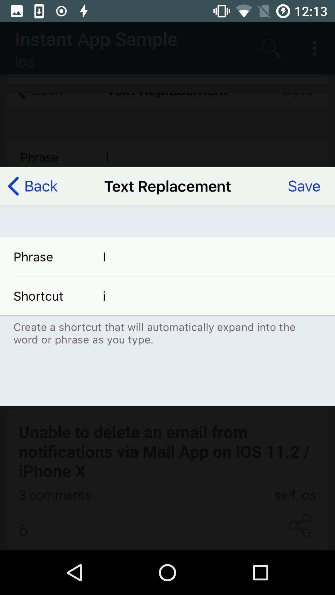 Instant App Sample