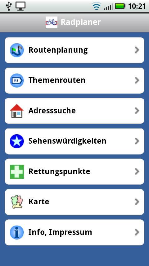 Radroutenplaner Hessen - alt