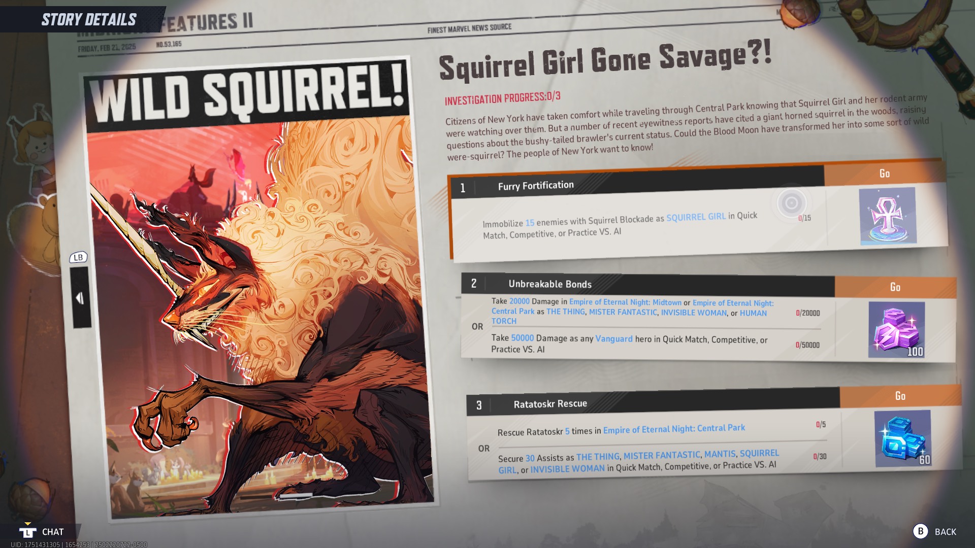 วิธีช่วยเหลือ Ratatoskr ใน Central Park ใน Marvel Rivals