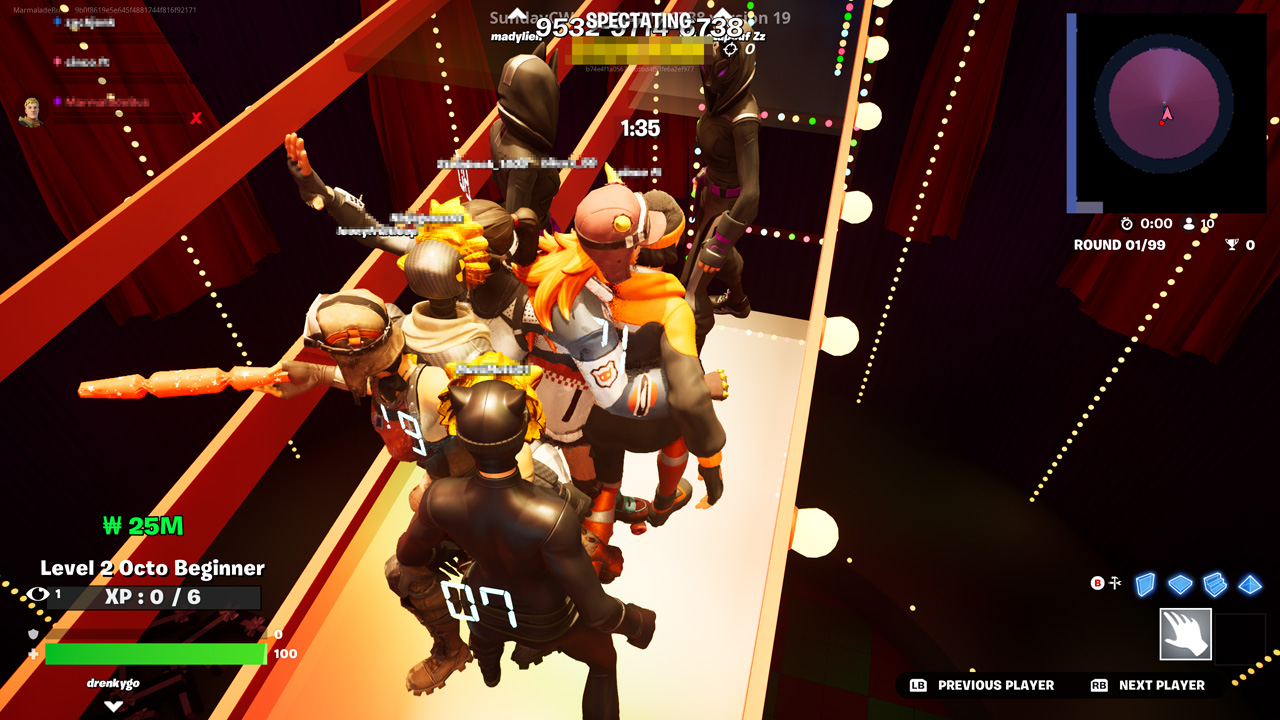 Cómo jugar al juego de calamar en Fortnite