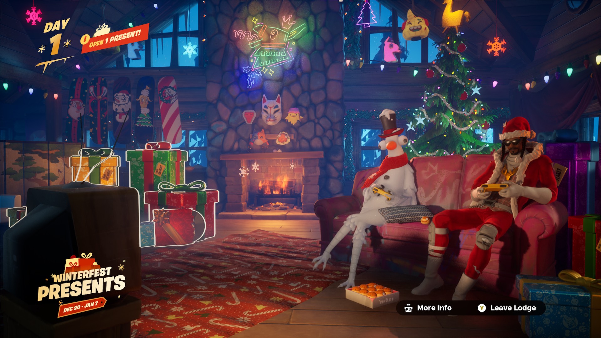 All Fortnite Winterfest 2024 Presents e o que há dentro deles