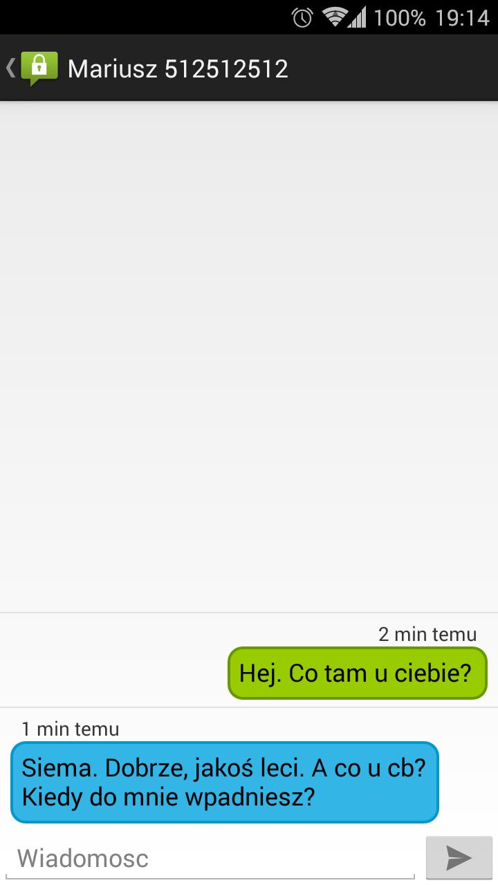 Secure SMS