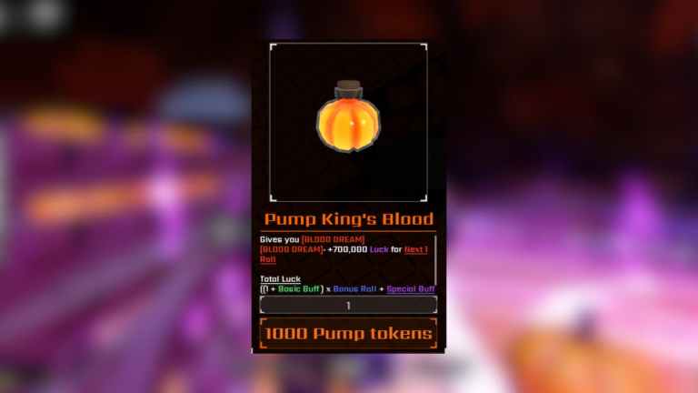 Cara Mendapatkan Ramuan Darah Pompa King di Sol's RNG