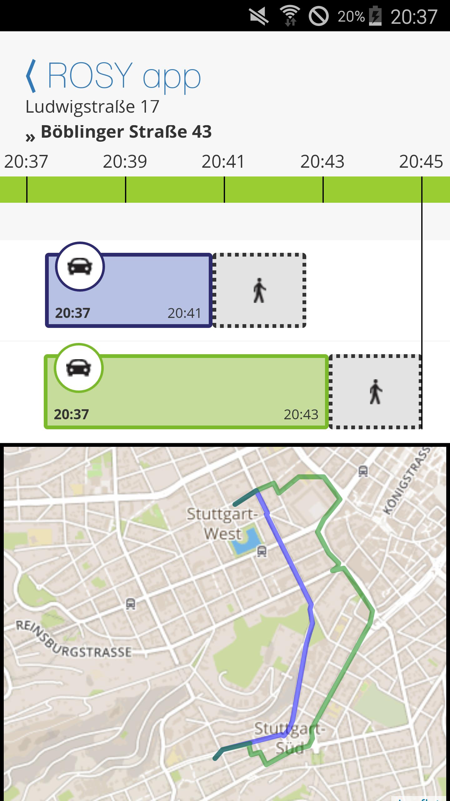 Anti-Stau-App ROSY