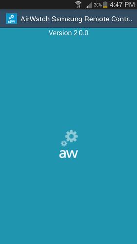 AirWatch Samsung RC Service