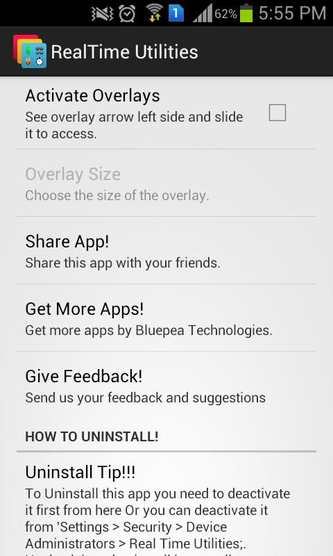 RealTime Utilities - Sidebar