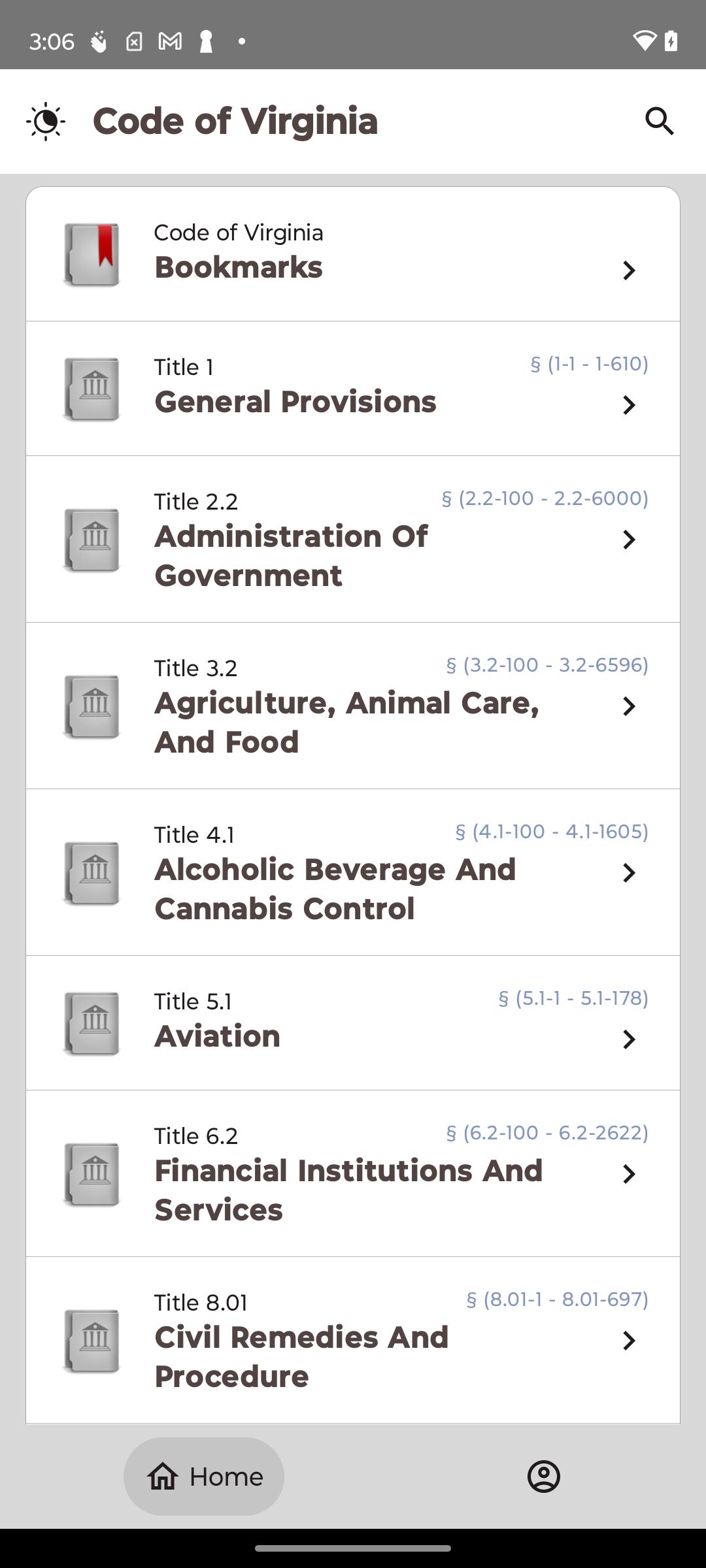 Code of Virginia, VA Laws