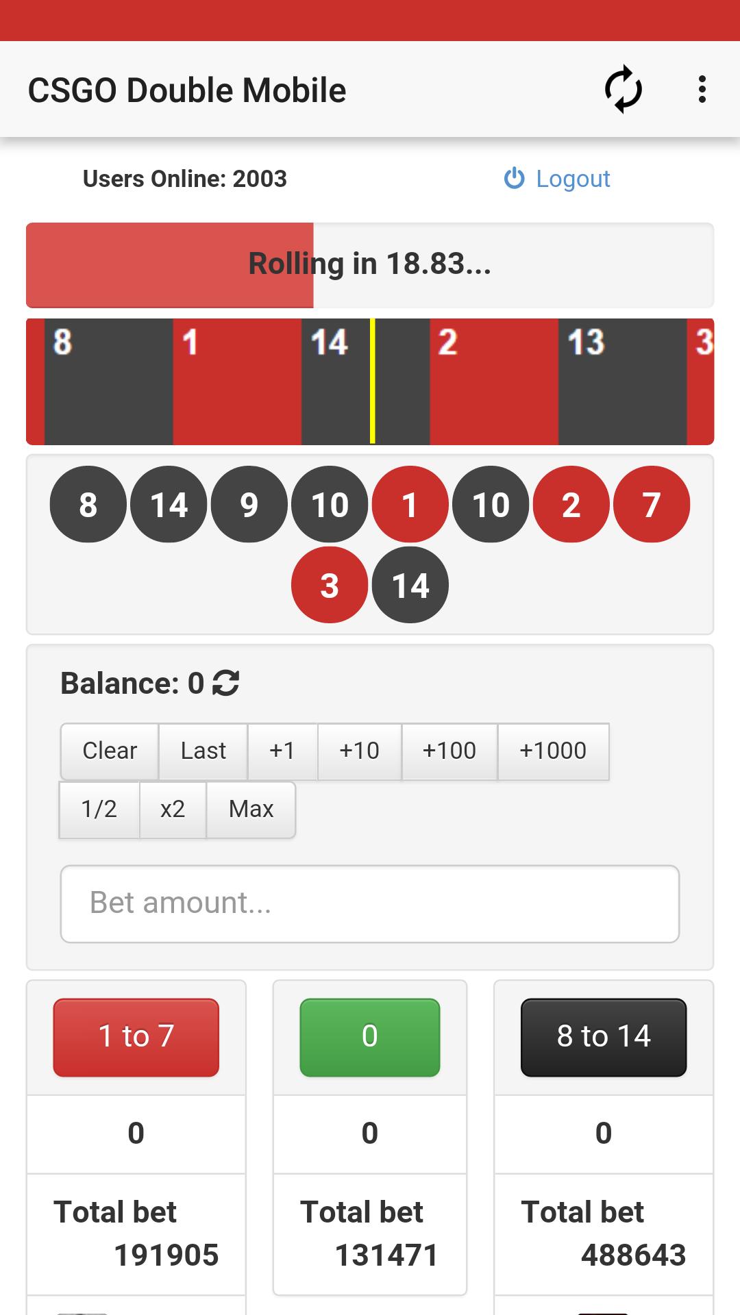 CSGO Double Mobile Edition