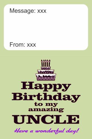 Happy Birthday Uncle