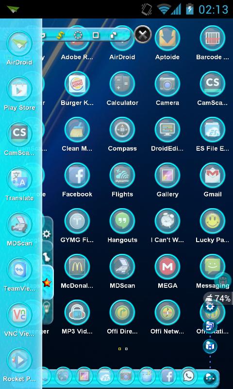TSF Shell Theme Blue Sky HD