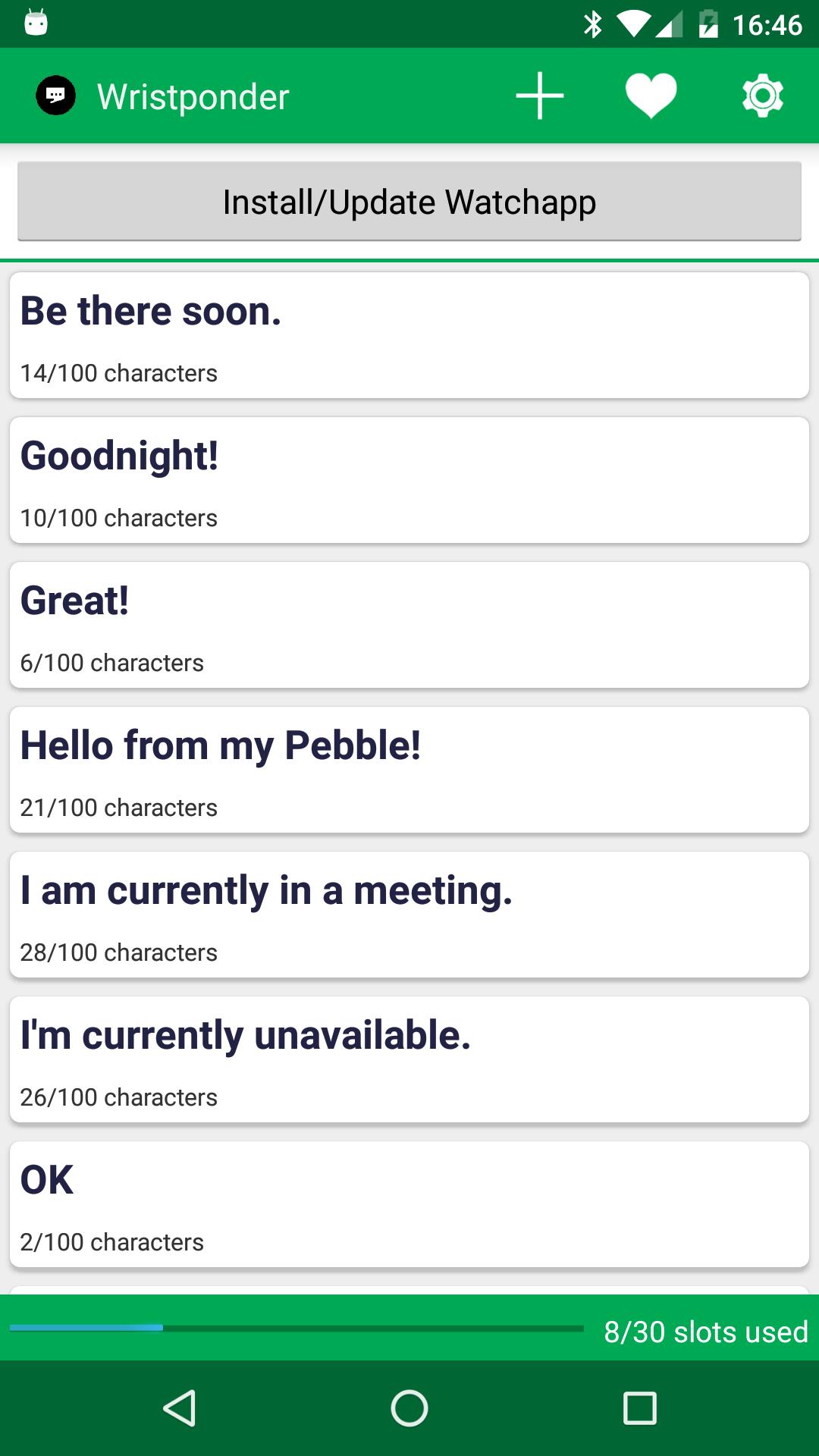 Wristponder for Pebble