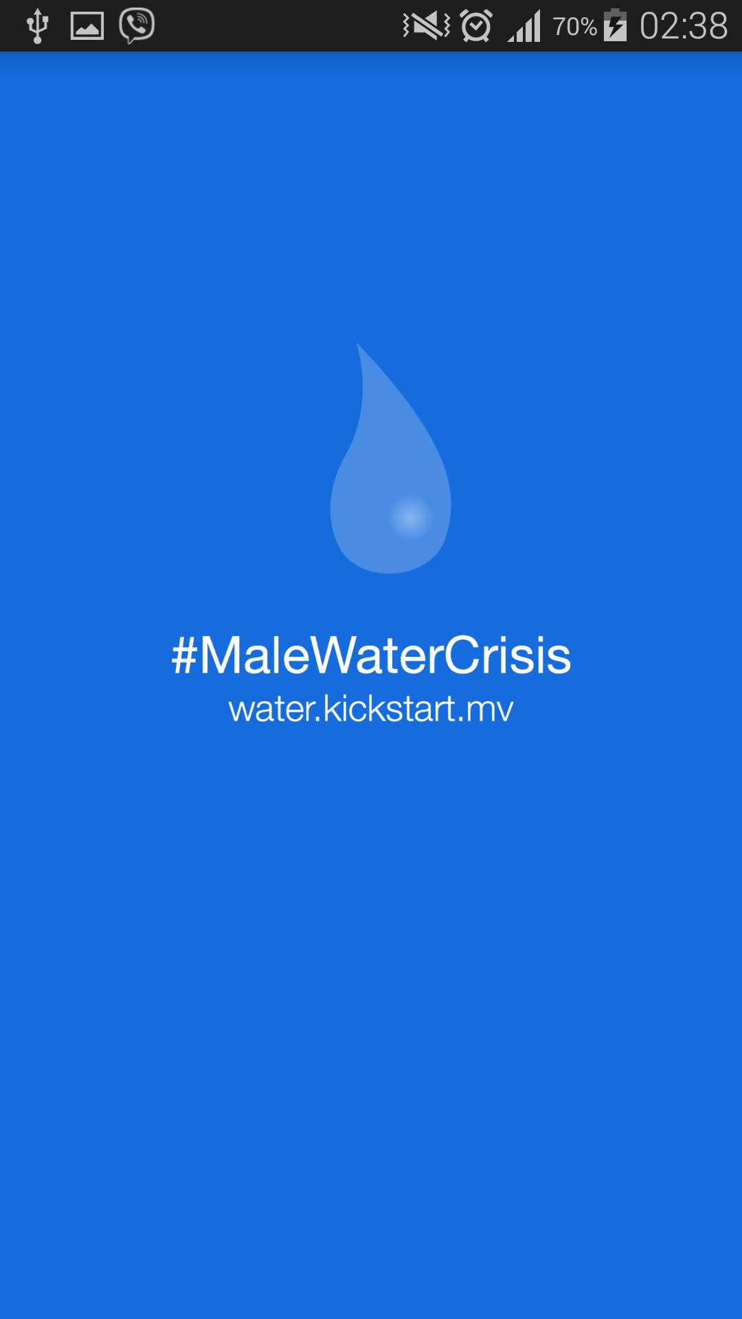 #MaleWaterCrisis