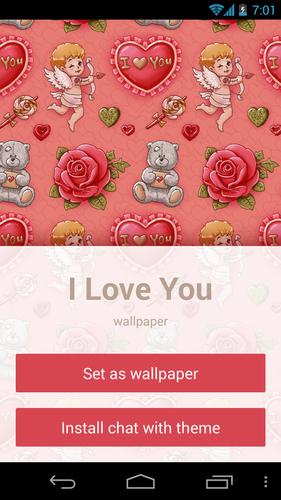 I Love You: wallpaper & theme