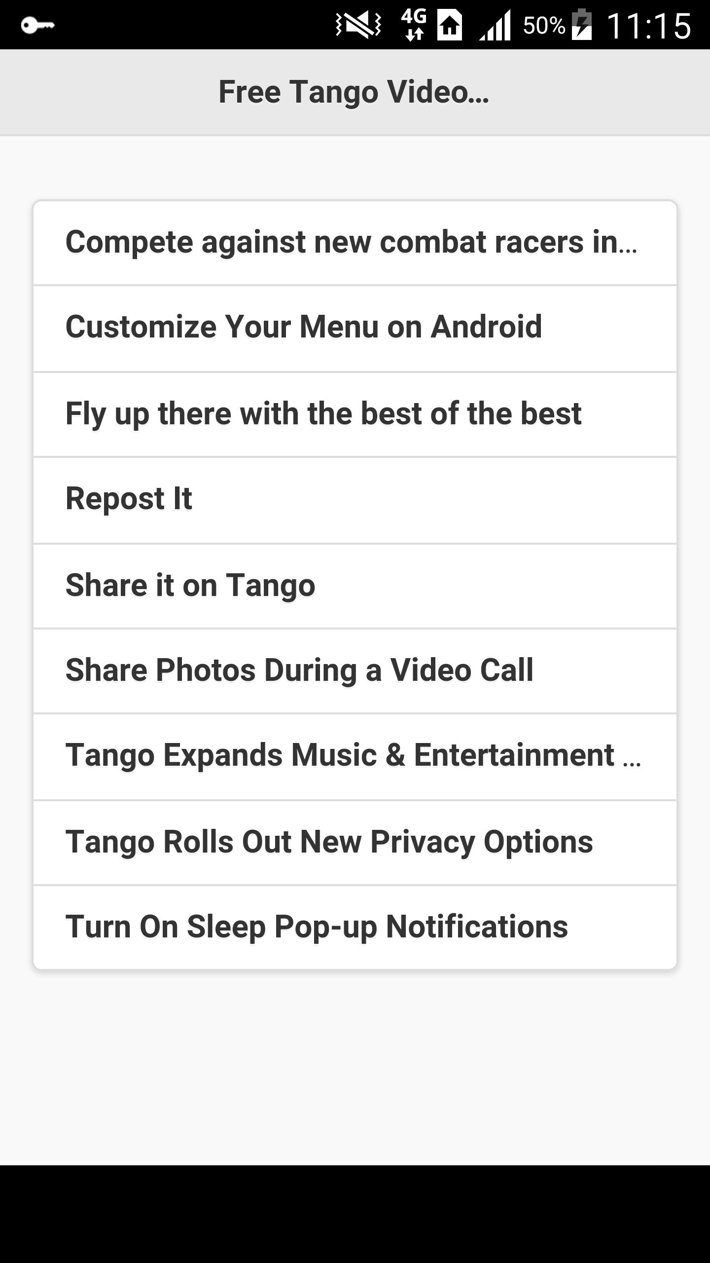 Free Tango Video Calls Guides