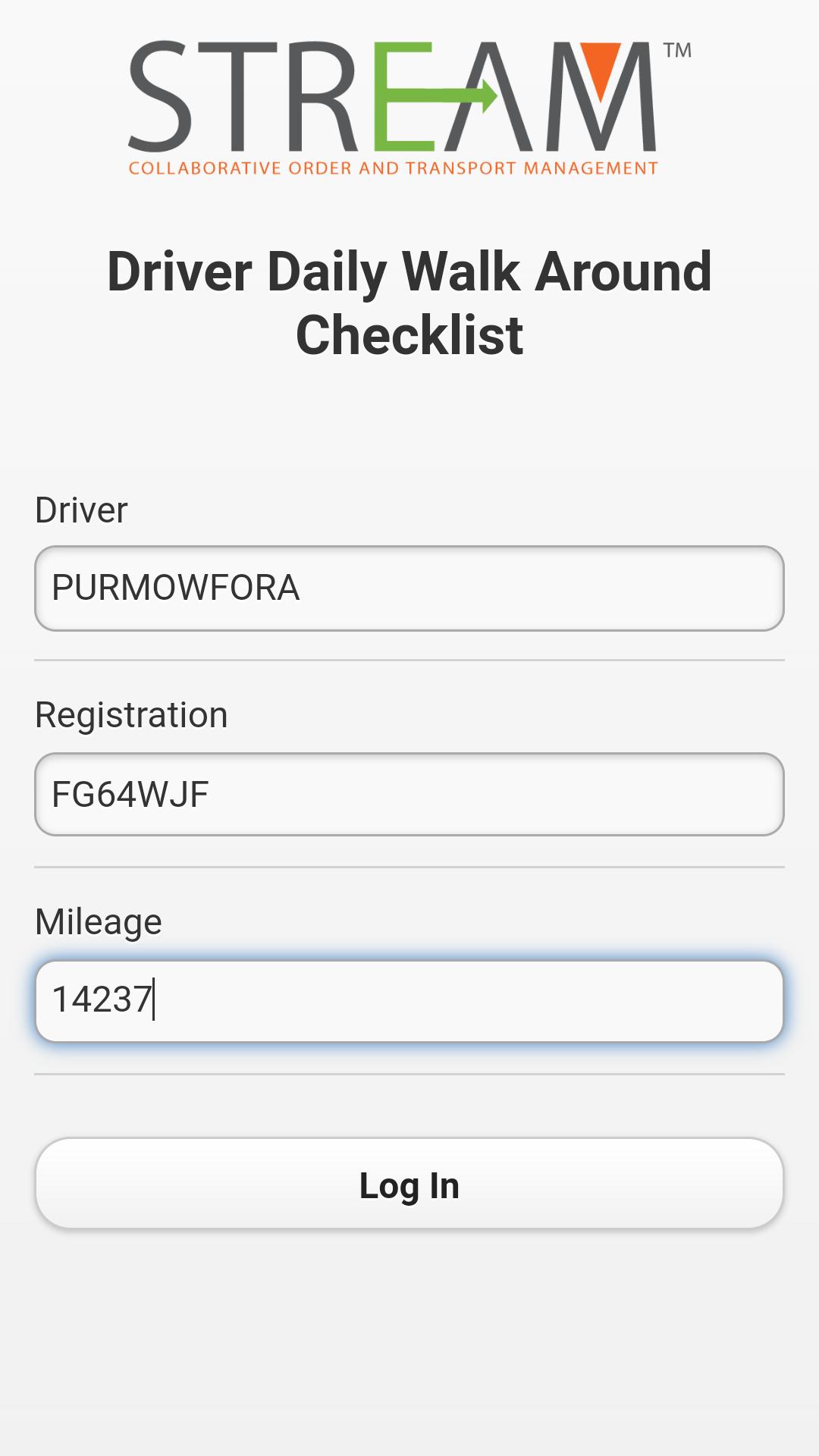 Drivers Walkaround Check. HGV
