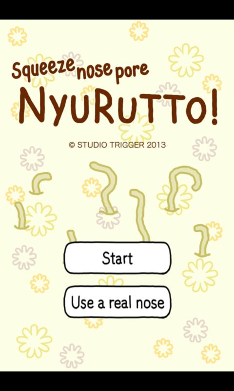 Squeeze nose pore NyuRuTTo!