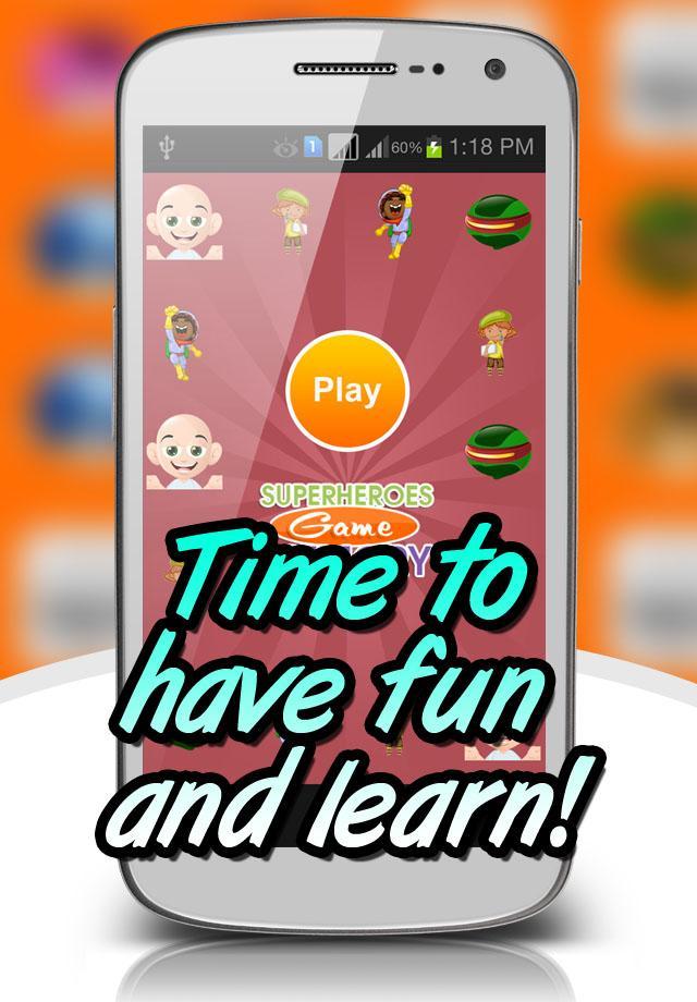 Memory Game: Superheroes!