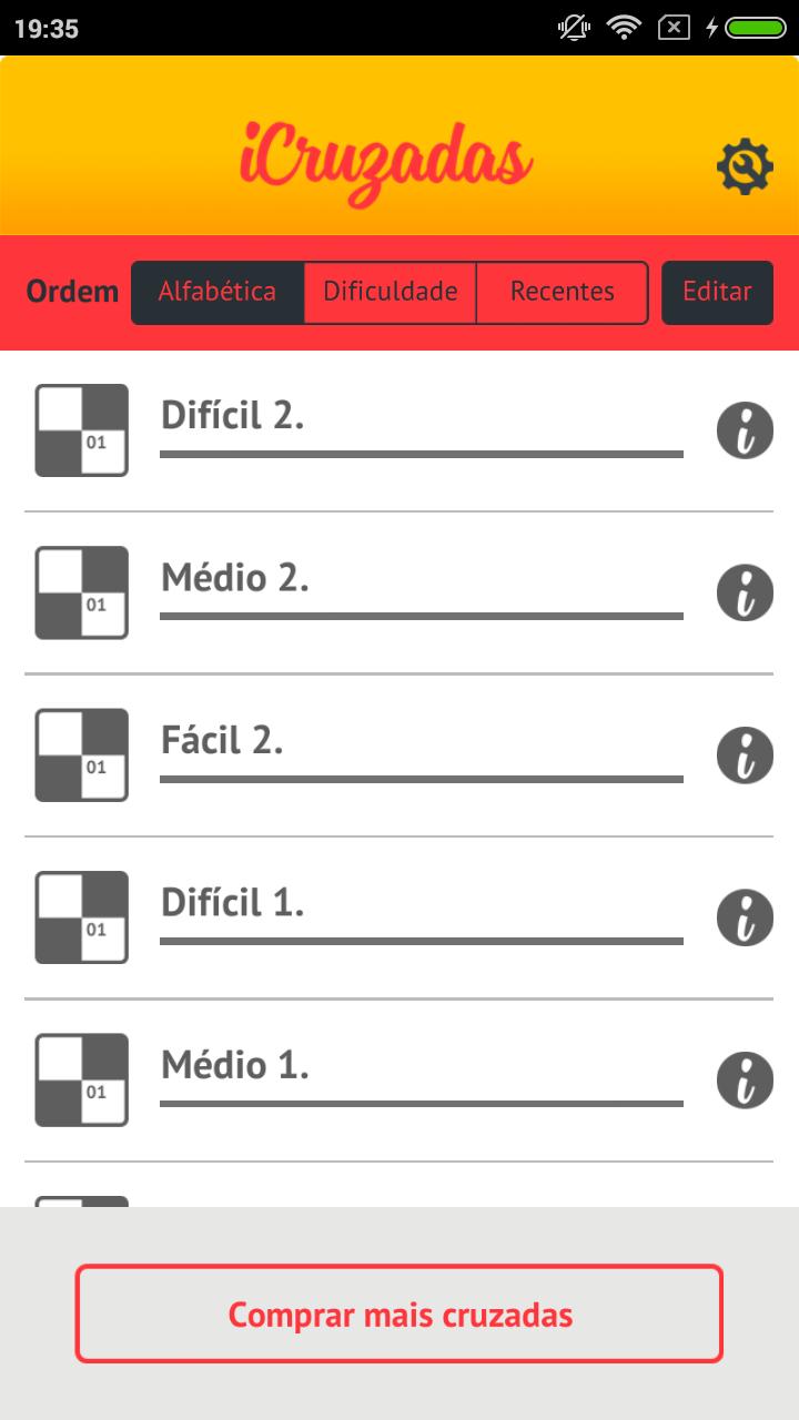 iCruzadas - Palavras Cruzadas
