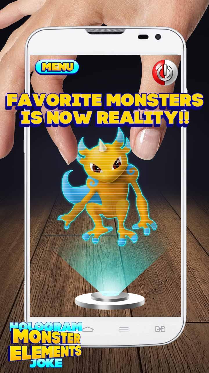 Hologram Monster Elements Joke